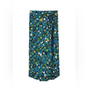 Zara Floral Midi Skirt